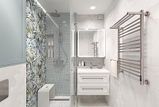 Дизайн-проект душевой комнаты от Ладиной Виолетты